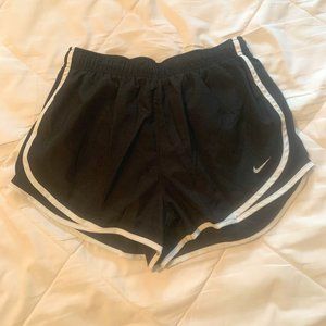 Nike Dri-Fit Women's Large Shorts, Black with White Trim